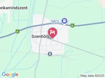Anna Panzió Szentlőrinc a térképen