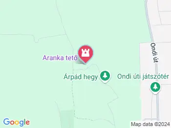 Aranka-tető Szerencs a térképen