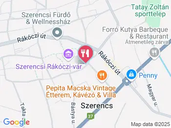 Galéria Kávézó - Rákóczi-vár Szerencs a térképen