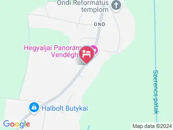 Hegyaljai-Panoráma Vendégház Szerencs a térképen