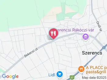 Kovács Cukrászda Szerencs a térképen