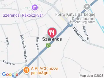 Meggyes Étterem Szerencs a térképen