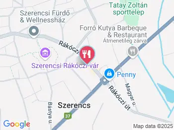 Pizza Udvar Szerencs a térképen