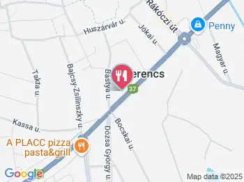 Szerencsi Bonbon - Gyár utca Szerencs a térképen