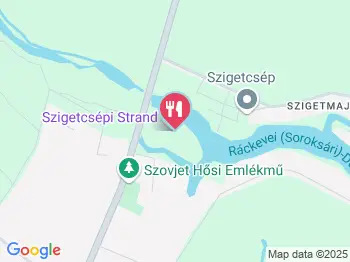 Strand Büfé Szigetcsép a térképen