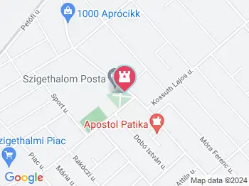 Európa mérföldkő Szigethalom a térképen