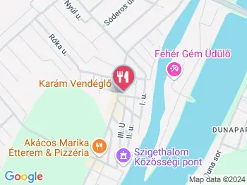Karám Vendéglő Szigethalom a térképen