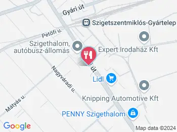 Nyárfás Hekk Sütöde Szigethalom a térképen