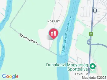 Regatta Szabadidőközpont Szigetmonostor a térképen