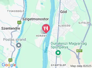 Zoli Büfé Szigetmonostor a térképen