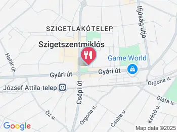 Andrásy Kézműves Hamburgerek Szigetszentmiklós a térképen