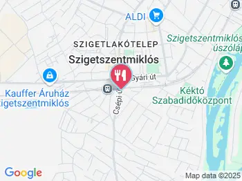 Bíbor Liliom Étterem Szigetszentmiklós a térképen