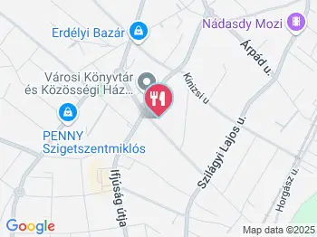 Cukorvirág Cukrászda Szigetszentmiklós a térképen