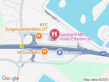 Gastland M0 Hotel étterme Szigetszentmiklós a térképen