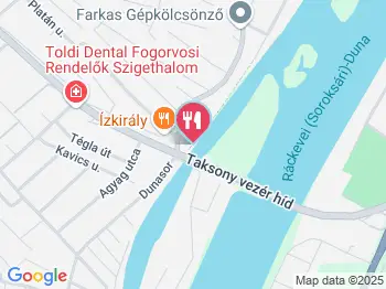 Kisduna Étterem Szigetszentmiklós a térképen