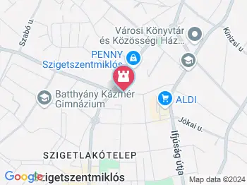 Molnár Imre Citeragyűjtemény Szigetszentmiklós a térképen