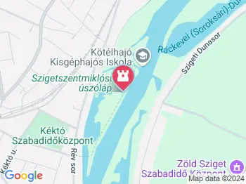 Úszóláp tanösvény Szigetszentmiklós a térképen