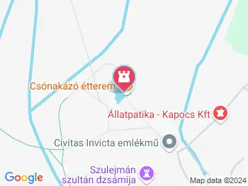 Csónakázó-tó Szigetvár a térképen