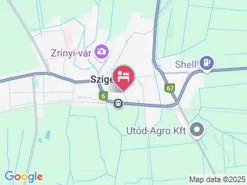 Gyöngy Vendégház Szigetvár a térképen