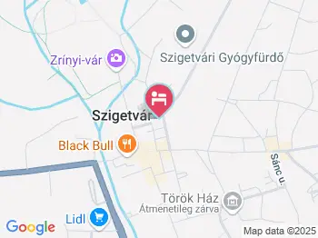 Hotel Kumilla Szigetvár a térképen