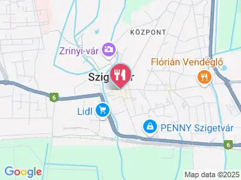 Palermo Pizzéria Szigetvár a térképen