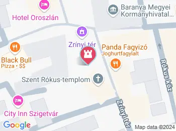 Szent Rókus szökőkút Szigetvár a térképen