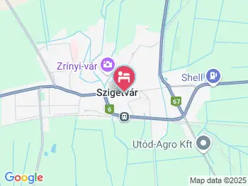 Szeráj Panzió Szigetvár a térképen