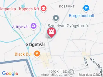 Szigetvári Gyógyfürdő Szigetvár a térképen