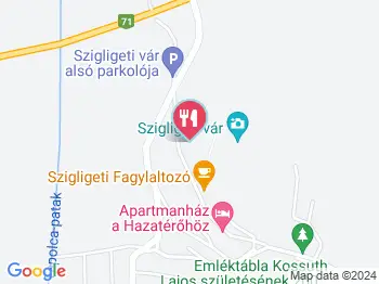 Buja Disznók Szigliget a térképen