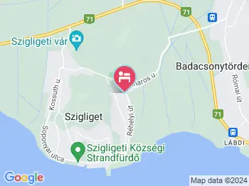 Kardamom Apartman Szigliget a térképen