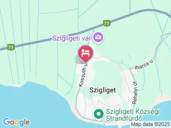 Ódor Apartman és Vendégház Szigliget a térképen