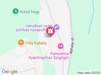 Rókarántó Szigliget a térképen