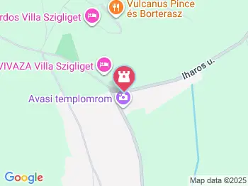 Szent István szobor Szigliget a térképen