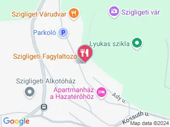 Szigligeti Fagylaltozó Szigliget a térképen