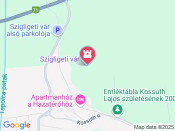 Szigligeti Vár Szigliget a térképen