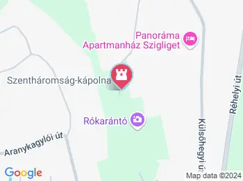 Szőlőhegyi Szentháromság Kápolna Szigliget a térképen