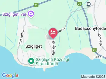 Varga Család Nyaralója Szigliget a térképen