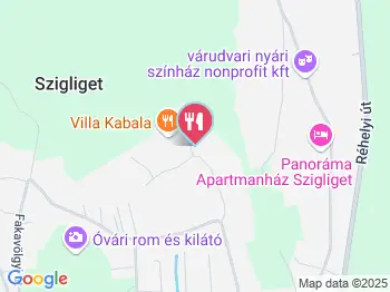 Villa Kabala Gastro Bistro Szigliget a térképen