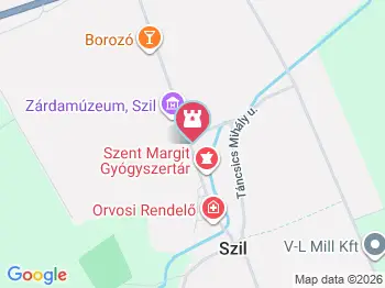 Utolsó vacsora templom Szil a térképen