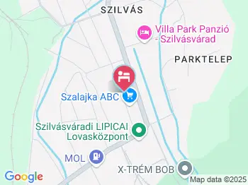 Bükk Panzió Szilvásvárad a térképen