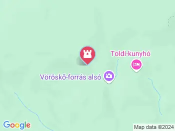 Cserepes-kői barlangszállás Szilvásvárad a térképen