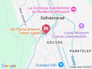 Fenyves Apartman Szilvásvárad a térképen