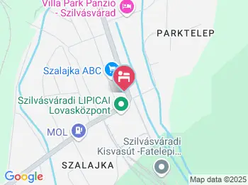 Gasthaus Panzió Szilvásvárad a térképen