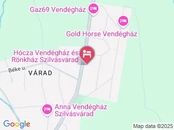 Hócza Vendégház Szilvásvárad a térképen