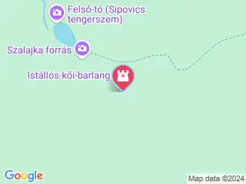 Istállóskői-barlang Szilvásvárad a térképen