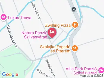 Natura Panzió Szilvásvárad a térképen