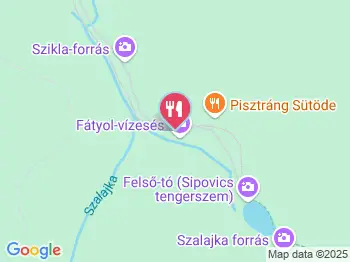 Pisztráng Büfé Szilvásvárad a térképen