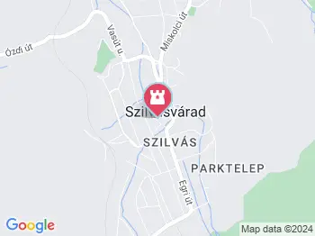 Szalajka-patak Szilvásvárad a térképen