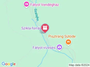 Szikla-forrás Szilvásvárad a térképen