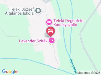 Teleki-Degenfeld Kastélyszálló Szirák Szirák a térképen